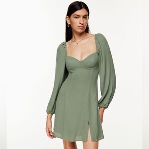 Wilfred Sage Green Long Sleeve Dress
